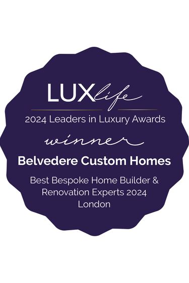 Belvedere Custom Homes LU Xlife 2024 Leaders in Luxury Awards logo